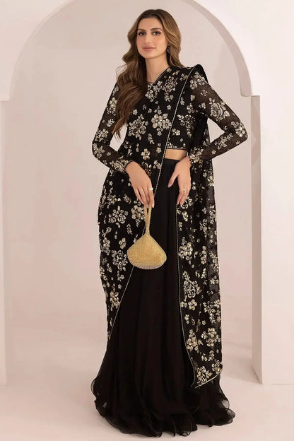 Jazmin | Formals Collection | EMBROIDERED CHIFFON UC-3021 - Pakistani Designer Dress - by Jazmin | Type: Formal - 100% Original at Saira Sultan