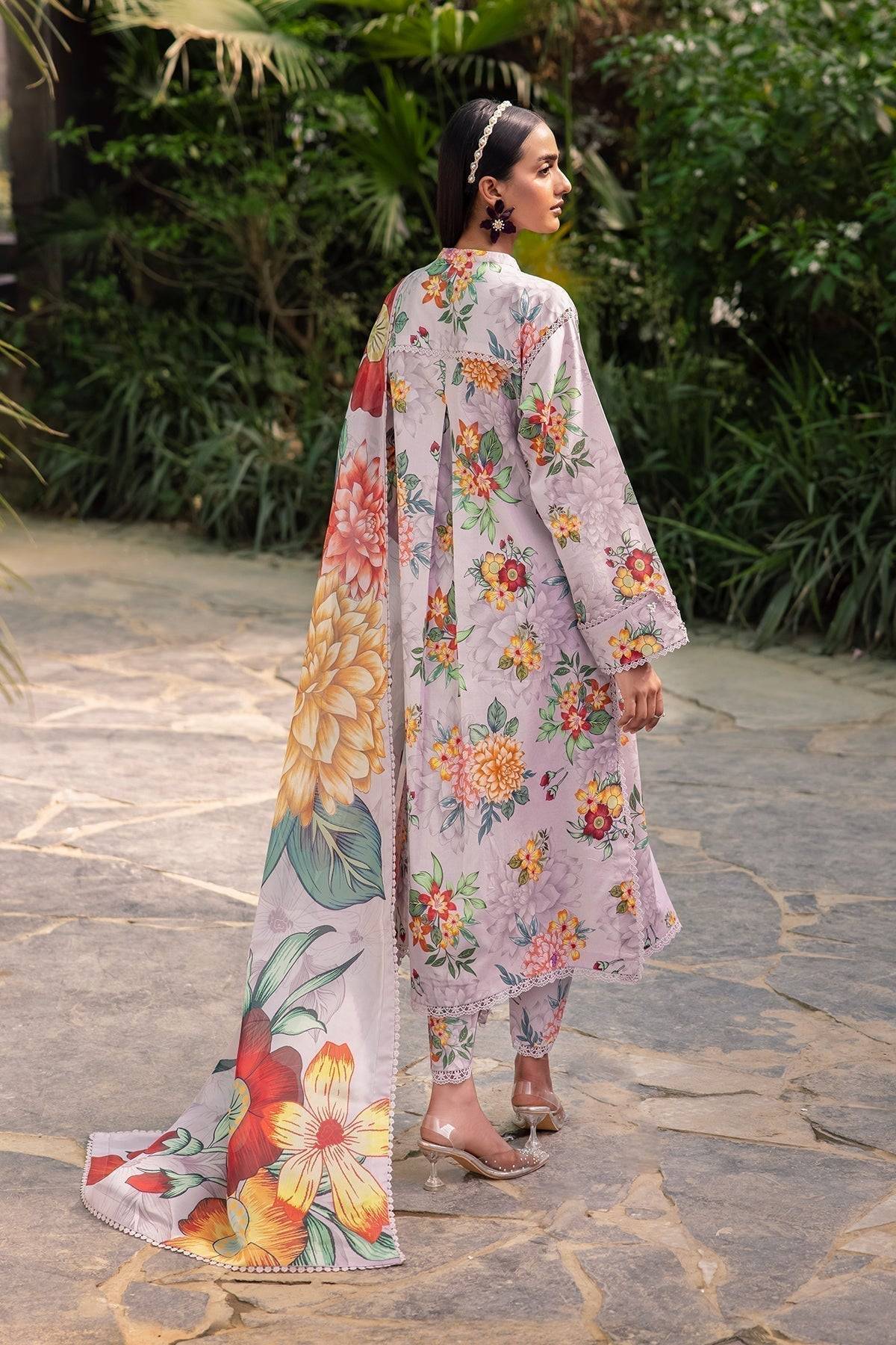 Alizeh | Sheen Lawn Prints 24 | FIONA - Pakistani Designer Dress - by Alizeh | Type: Casuals - 100% Original at Saira Sultan