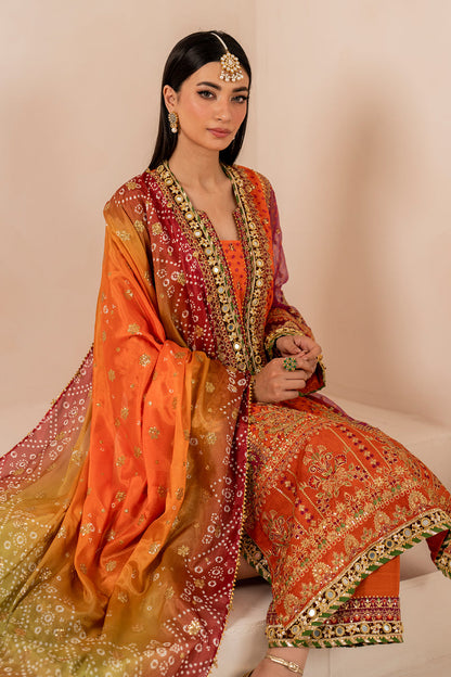 Baroque | Formal Collection | CHIFFON UF-706 Custom Size Burnt Orange Chiffon