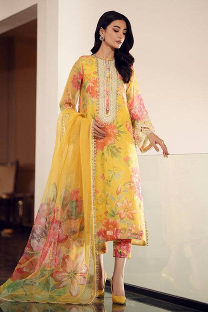 Baroque | Luxury Pret 24 | COTTON PATTI UF-509 - Pakistani Designer Dress - by Baroque | Type: Luxury - 100% Original at Saira Sultan