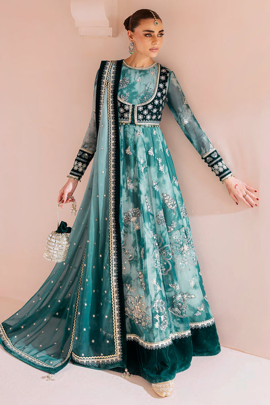 Jazmin | Chandni Velvet Formals 25 | Embroidered Velvet Formal CVF D-06 - Pakistani Designer Dress - by Jazmin - Type : Ladies Clothes - 100% Original at Saira Sultan
