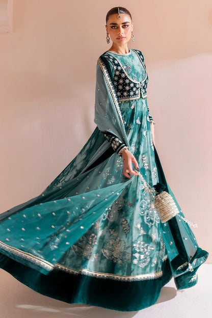 Jazmin | Chandni Velvet Formals 25 | Embroidered Velvet Formal CVF D-06 - Pakistani Designer Dress - by Jazmin - Type : Ladies Clothes - 100% Original at Saira Sultan