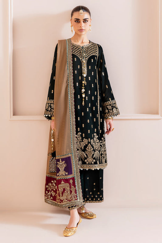 Jazmin | Chandni Velvet Formals 25 | Embroidered Velvet Formal CVF D-01 - Pakistani Designer Dress - by Jazmin - Type : Ladies Clothes - 100% Original at Saira Sultan