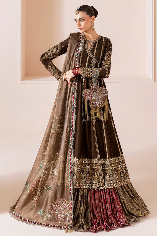 Jazmin | Chandni Velvet Formals 25 | Embroidered Velvet Formal CVF D-04 - Pakistani Designer Dress - by Jazmin - Type : Ladies Clothes - 100% Original at Saira Sultan