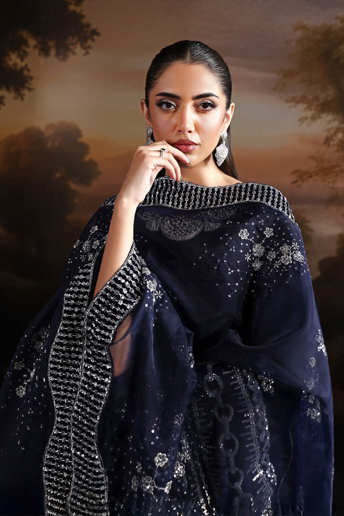 Alizeh | Lamour 25 | AF-VLT-2208-Velvetine - Pakistani Designer Dress - by Alizeh - Type : Ladies Clothes - 100% Original at Saira Sultan