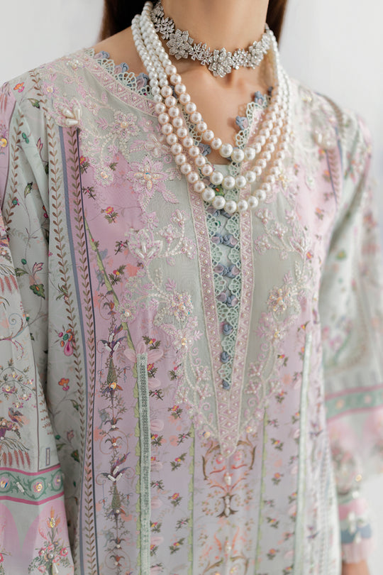 Qalamkar | Luxe Silk 25 | LK-07 IDA - Pakistani Designer Dress - by Qalamkar - Type : Ladies Clothes - 100% Original at Saira Sultan