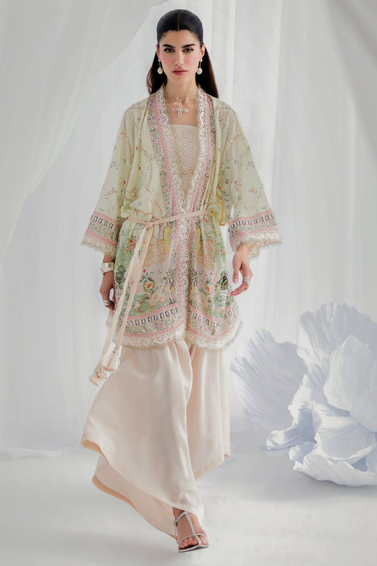 Qalamkar | Luxe Silk 25 | LK-05 ELSA - Pakistani Designer Dress - by Qalamkar - Type : Ladies Clothes - 100% Original at Saira Sultan