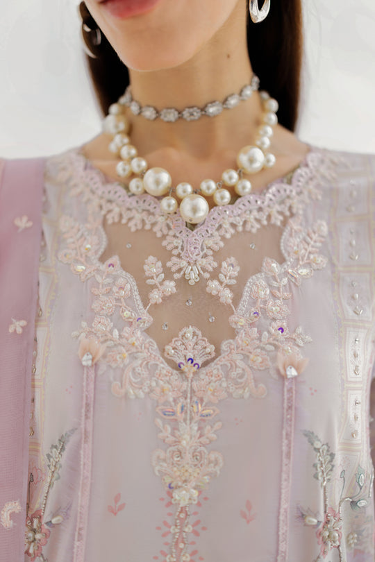 Qalamkar | Luxe Silk 25 | LK-04 MARLENE - Pakistani Designer Dress - by Qalamkar - Type : Ladies Clothes - 100% Original at Saira Sultan