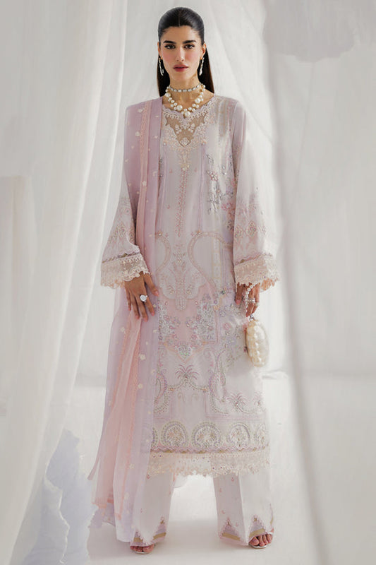 Qalamkar | Luxe Silk 25 | LK-04 MARLENE - Pakistani Designer Dress - by Qalamkar - Type : Ladies Clothes - 100% Original at Saira Sultan