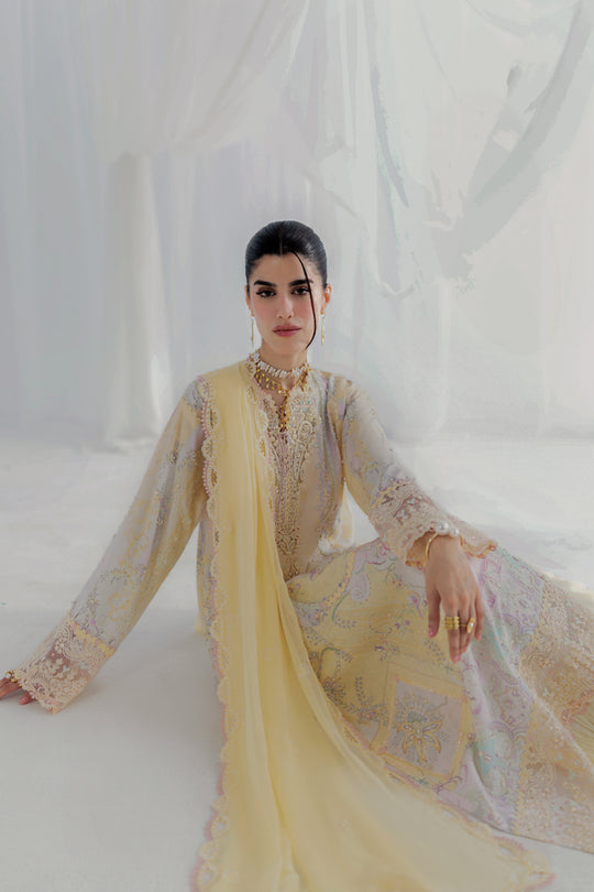 Qalamkar | Luxe Silk 25 | LK-03 LENI - Pakistani Designer Dress - by Qalamkar - Type : Ladies Clothes - 100% Original at Saira Sultan