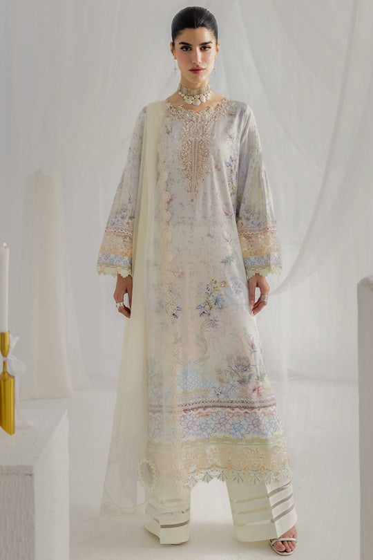 Qalamkar | Luxe Silk 25 | LK-02 ROISIN - Pakistani Designer Dress - by Qalamkar - Type : Ladies Clothes - 100% Original at Saira Sultan