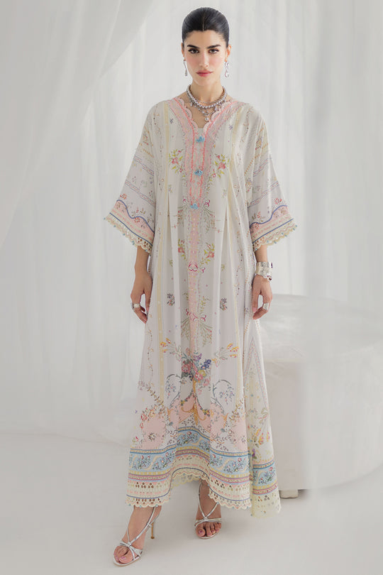 Qalamkar | Luxe Silk 25 | LK-08 BIANCA - Pakistani Designer Dress - by Qalamkar - Type : Ladies Clothes - 100% Original at Saira Sultan