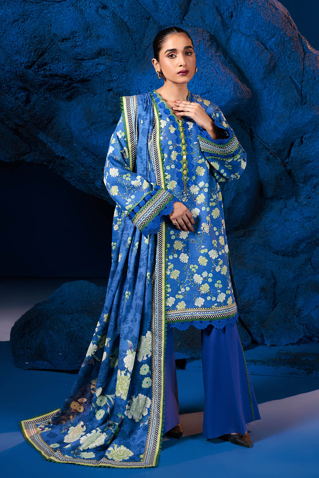 Bonanza Satrangi | Regatta 3 Pc (7W24P3P209) Blue