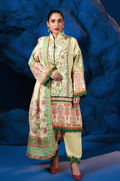 Bonanza Satrangi | Margarita 3 Pc (7W24P3P227) Green