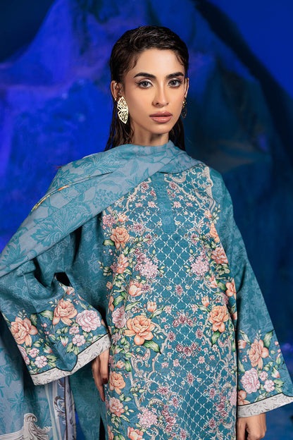 Bonanza Satrangi | Brilliant Blue 3 Pc (7W24P3P286)