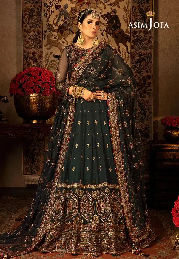 Asim Jofa | Velvet Festive 23 | AJVF-11 - Pakistani Designer Dress - by Asim Jofa | Type: Formal - 100% Original at Saira Sultan