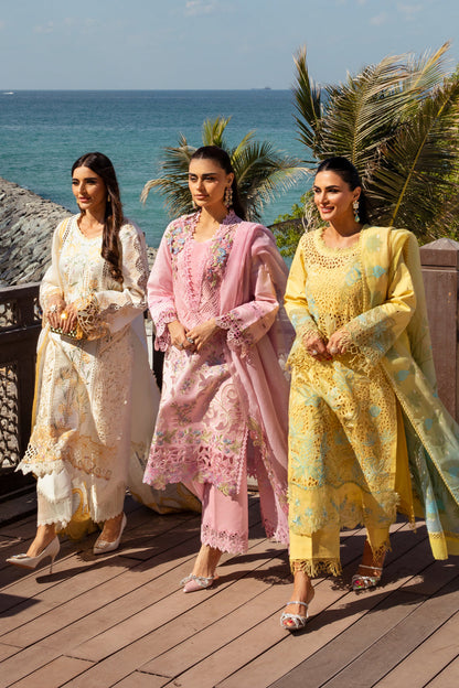 Rangrasiya | Premium Summer Lawn 25 | Minal XL Yellow Lawn