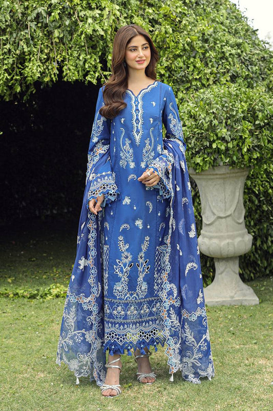 Qalamkar | Festive Lawn 2024 | PS-08 FARHEEN - Pakistani Designer Dress - by Qalamkar | Type: Luxury - 100% Original at Saira Sultan