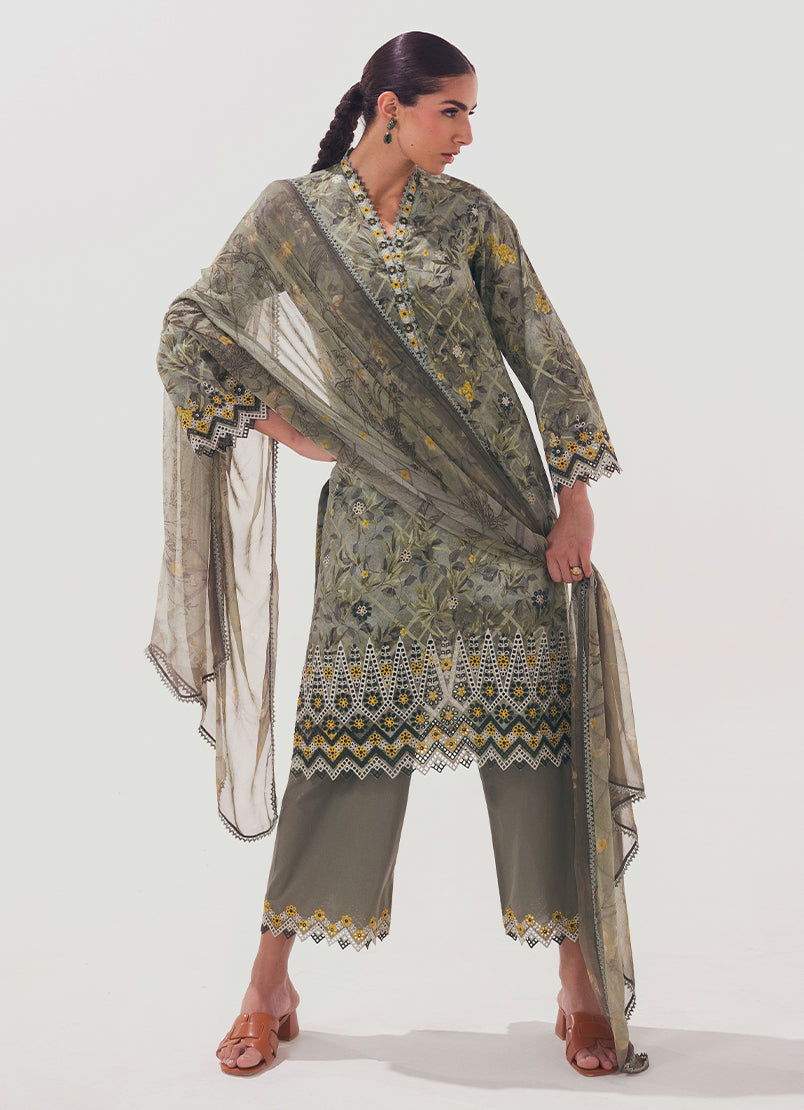 Image | Spring Basics 25 | IMPRSS-213961-12543 L Olive Haze Cotton