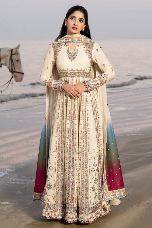 Jazmin | Shahkaar Luxury Lawn 25 | SL25-D9 L Ivory Lawn