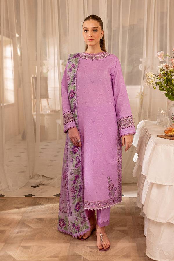 Farasha | Seraya Lawn 24 | VOILET - Pakistani Designer Dress - by Farasha | Type: Luxury - 100% Original at Saira Sultan