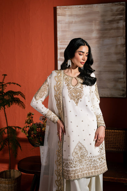 Neeshay | Raw Silk | RTW-RS-02 - Pakistani Designer Dress - by Neeshay - Type : Ladies Clothes - 100% Original at Saira Sultan