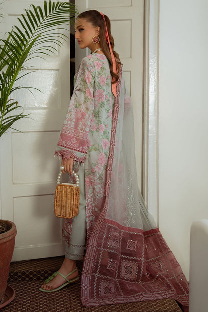 Nureh | Maya Swiss Lawn | NS-147 S Gray Lawn