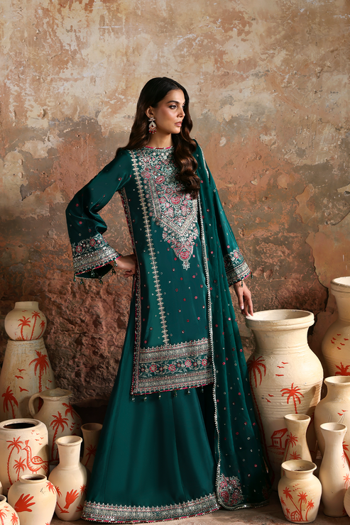 Emaan Adeel | Afsana e Silk | ZEHNASEEB by Emaan Adeel - Designer Dress - Type : Ladies Clothes - Available at Saira Sultan - 100% Original 