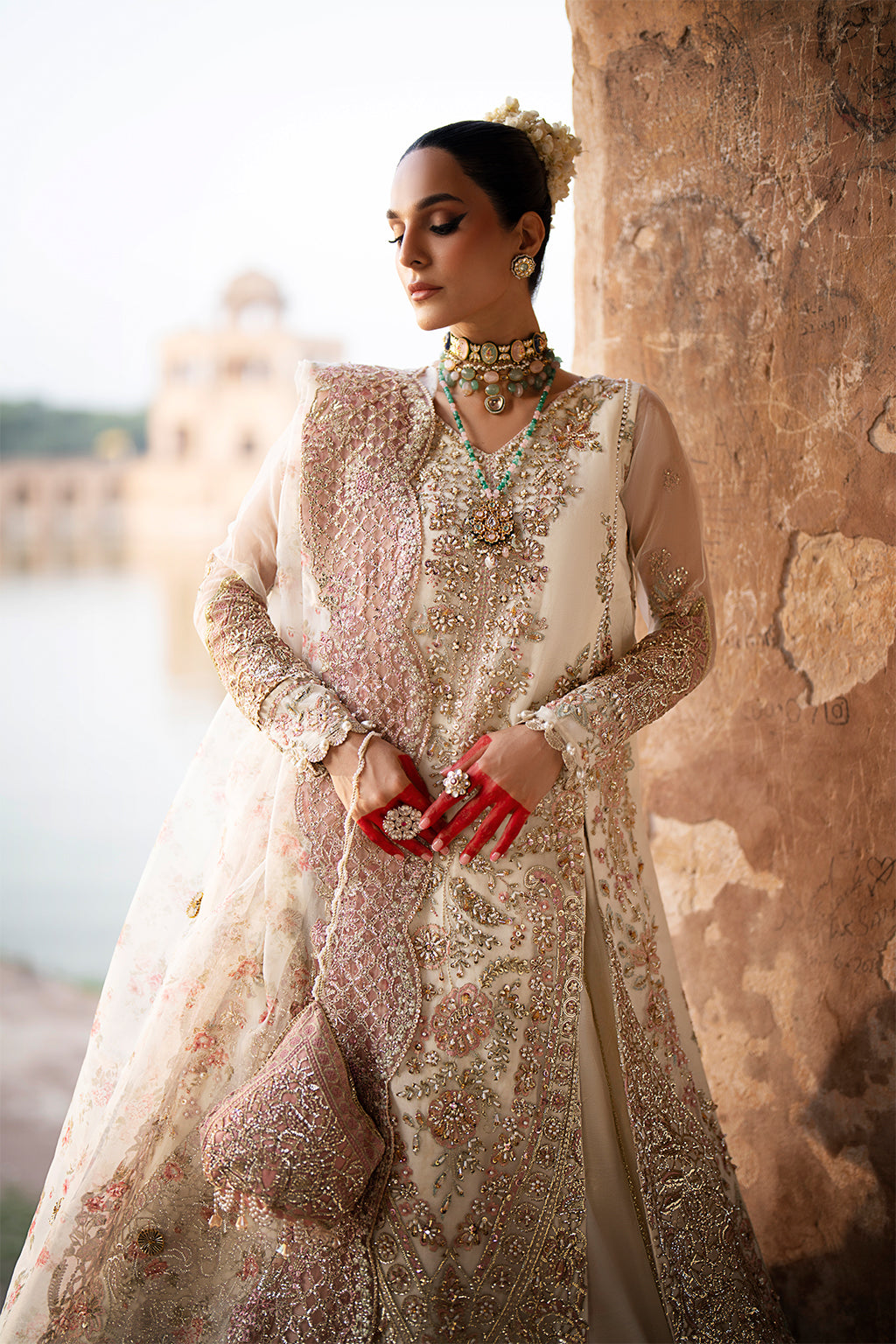 AJR Couture | Luxury Formals 24 | Dove M Ivory Resham