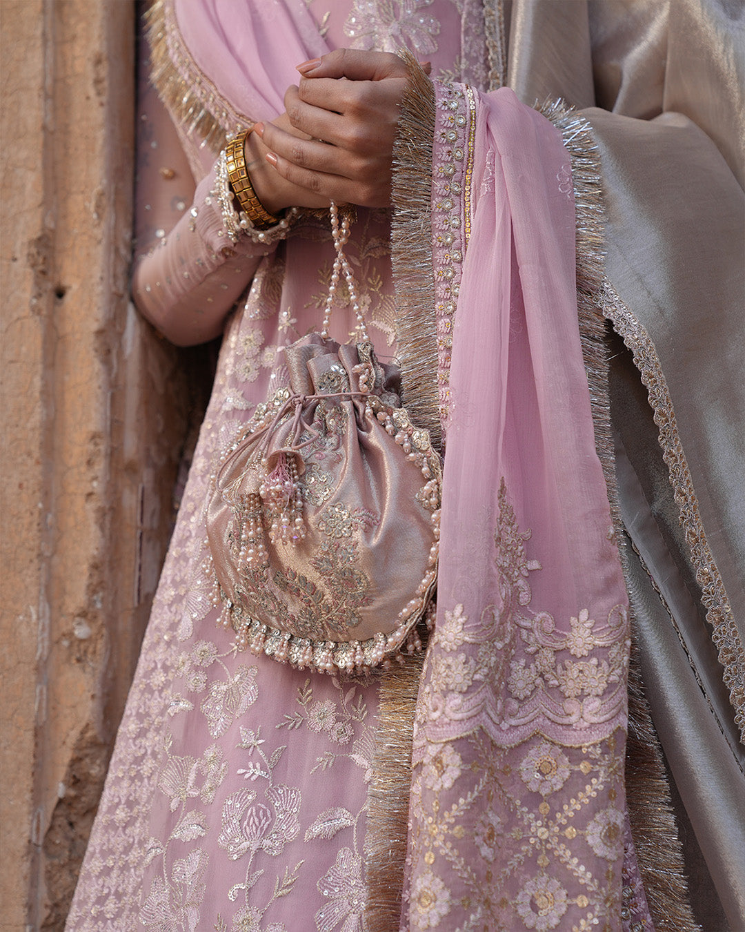 Faiza Saqlain | Zimmal Formals | Vemita M Lilac Chiffon