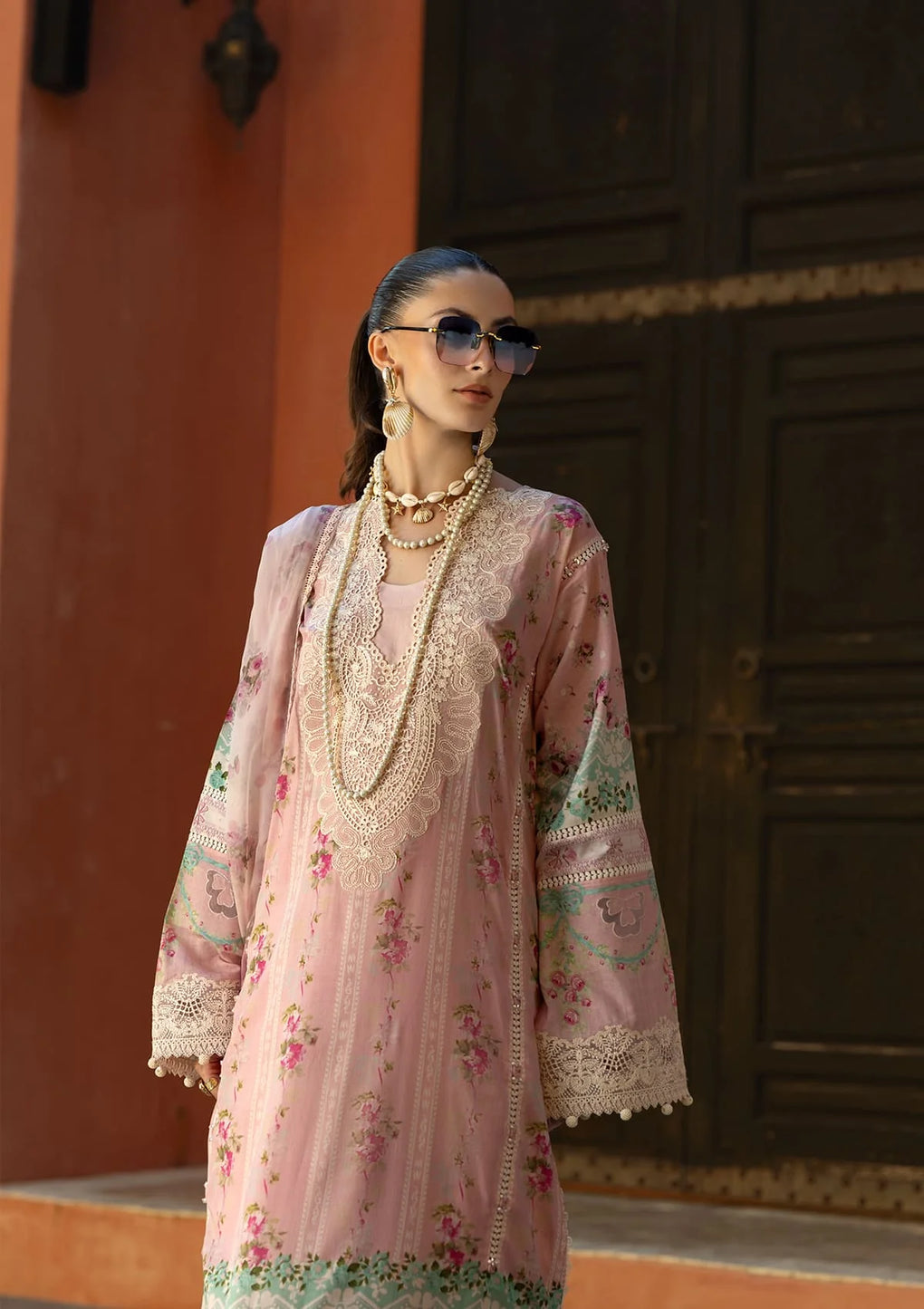 Elaf Premium | Signature 25 | ETS-01B PINK PETAL L Light Pink Lawn