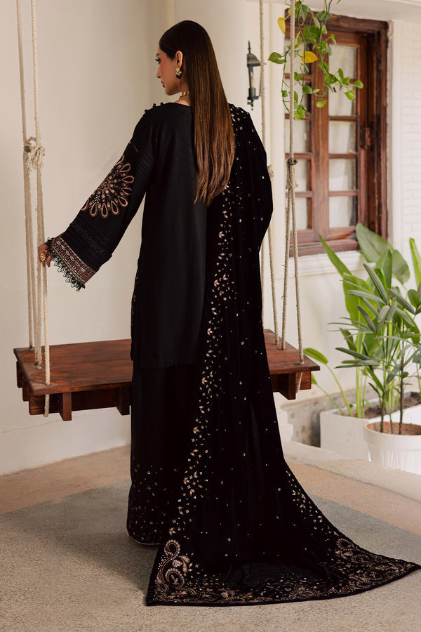 Nureh | Exclusive Leather Peach | NE-202 by Nureh - Designer Dress  - Type : Ladies Clothes - Available at Saira Sultan - 100% Original 