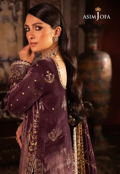 Asim Jofa | Makhmal Wedding Velvet 23 | AJMM-06 - Pakistani Designer Dress - by Asim Jofa | Type: Formal - 100% Original at Saira Sultan