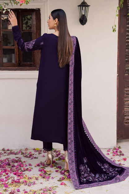 Nureh | Exclusive Leather Peach | NE-198 by Nureh - Designer Dress  - Type : Ladies Clothes - Available at Saira Sultan - 100% Original 