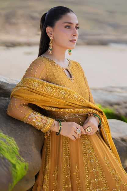 Naqshi | Sahil Kinaray | AINARA M Mustard Crinkle