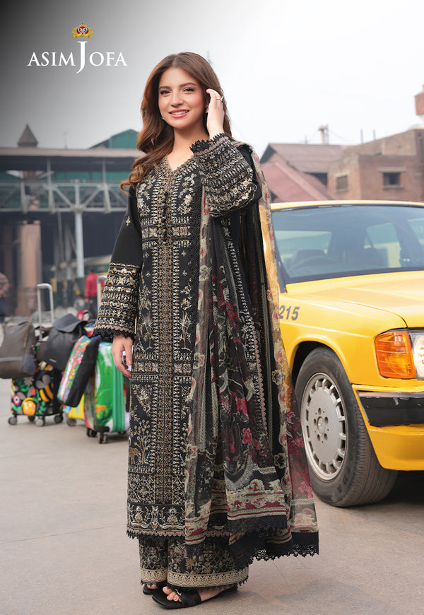 Asim Jofa | Summer Rhapsody | AJUBU-01 Embroidered Jacquard - Pakistani Designer Dress - by Asim Jofa - Type : Ladies Clothes - 100% Original at Saira Sultan