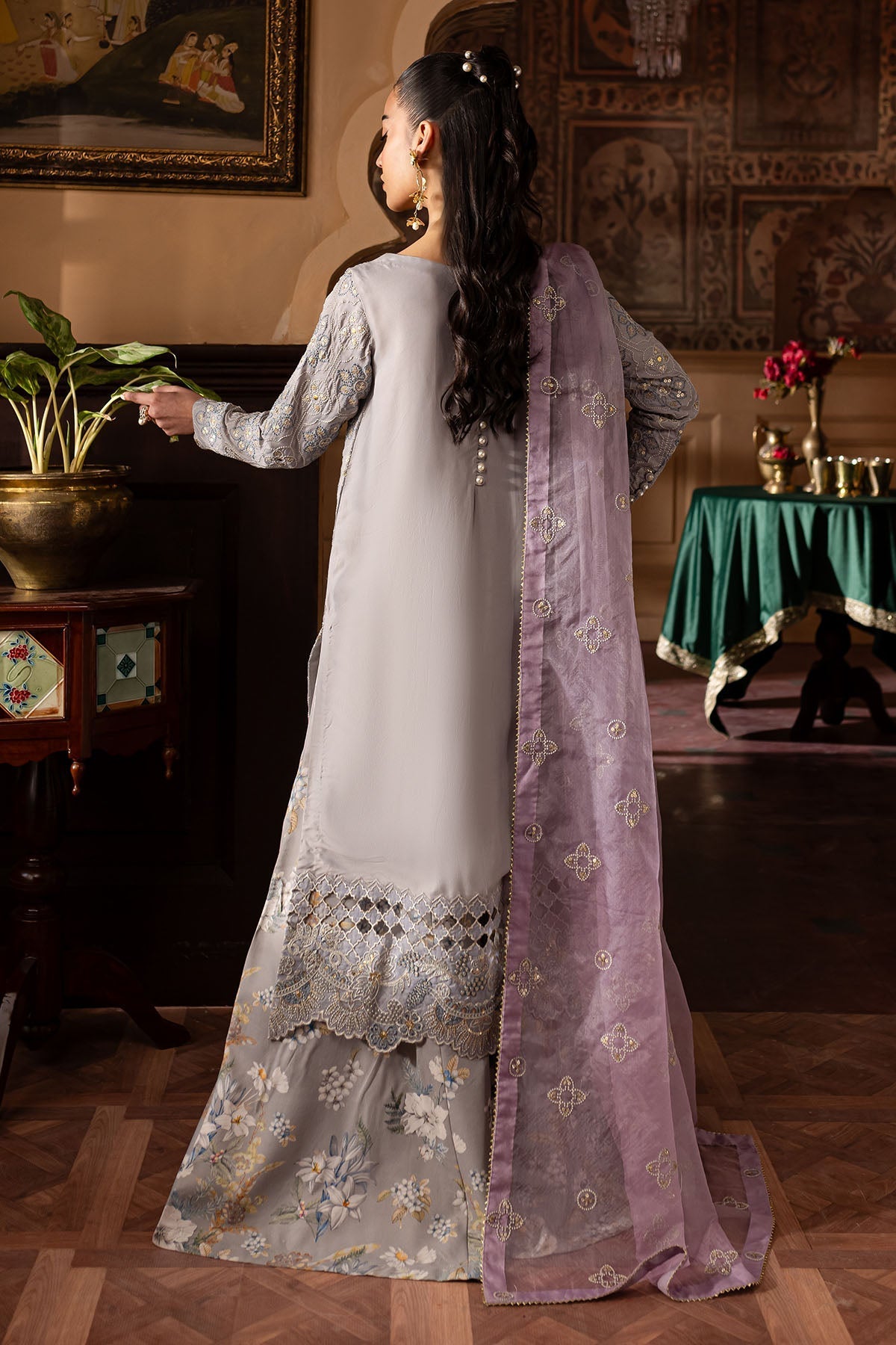 Nureh | Nur Mahal | NE-142 by Nureh - Designer Dress - Type : Ladies Clothes - Available at Saira Sultan - 100% Original 