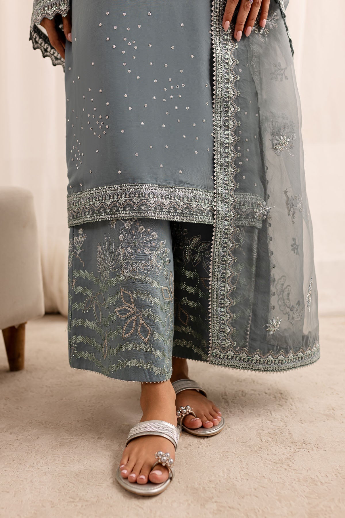 Nureh | Fancy Formals | NP-521 - Pakistani Designer Dress - by Nureh | Type: Formal - 100% Original at Saira Sultan