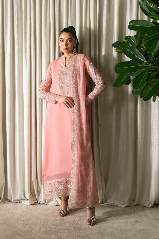Neeshay | Ready to Wear Chiffon | RTW-CHFN-02 Pink - Pakistani Designer Dress - by Neeshay - Type : Ladies Clothes - 100% Original at Saira Sultan