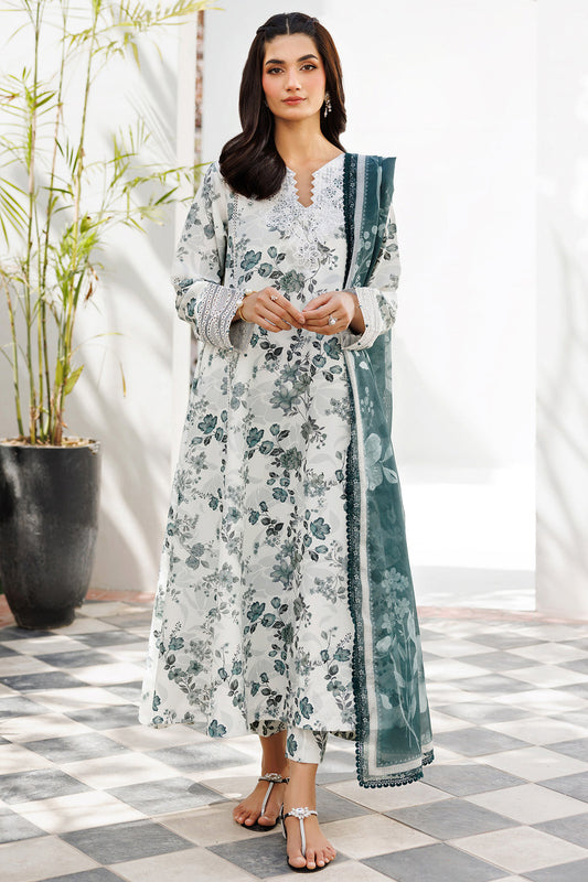 Farasha | Printed Essentials | Smokey Sea - Pakistani Designer Dress - by Farasha - Type : Ladies Clothes - 100% Original at Saira Sultan