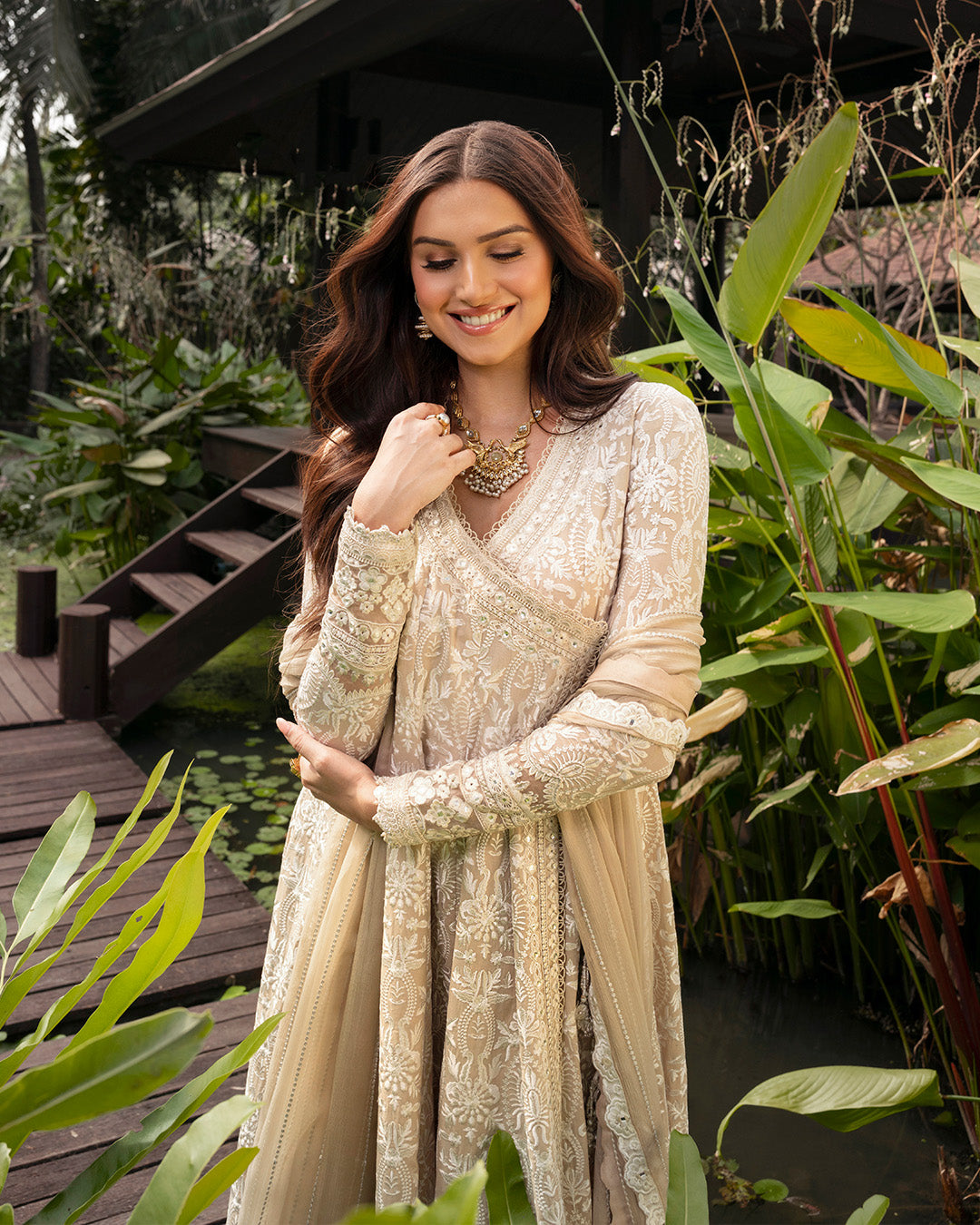 Faiza Saqlain | Zinnia Lawn 25 | Ilima M Off White Lawn