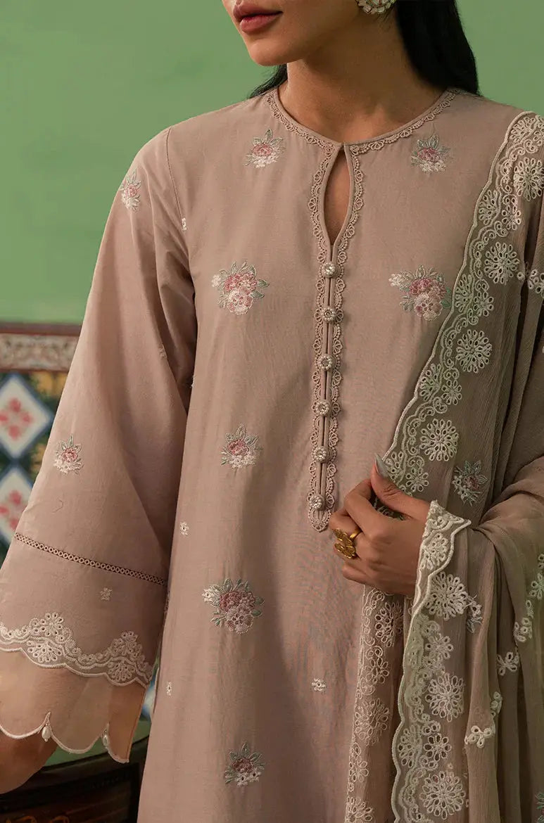 Cross Stitch | Mahiri Embroidered Collection | SUMMER BLOOM - Pakistani Designer Dress - by Cross Stitch | Type: Luxury - 100% Original at Saira Sultan