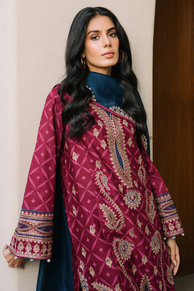 Jazmin | Summer Lawn 25 | USE-9139 M Maroon Lawn