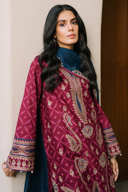 Jazmin | Summer Lawn 25 | USE-9139 M Maroon Lawn