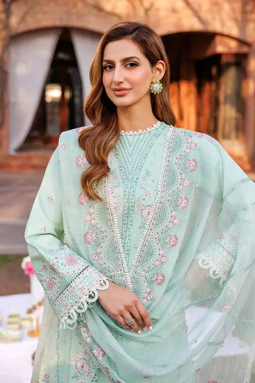 Farasha | Kaavish Lawn 24 | WHISPER MINT - Pakistani Designer Dress - by Farasha | Type: Luxury - 100% Original at Saira Sultan