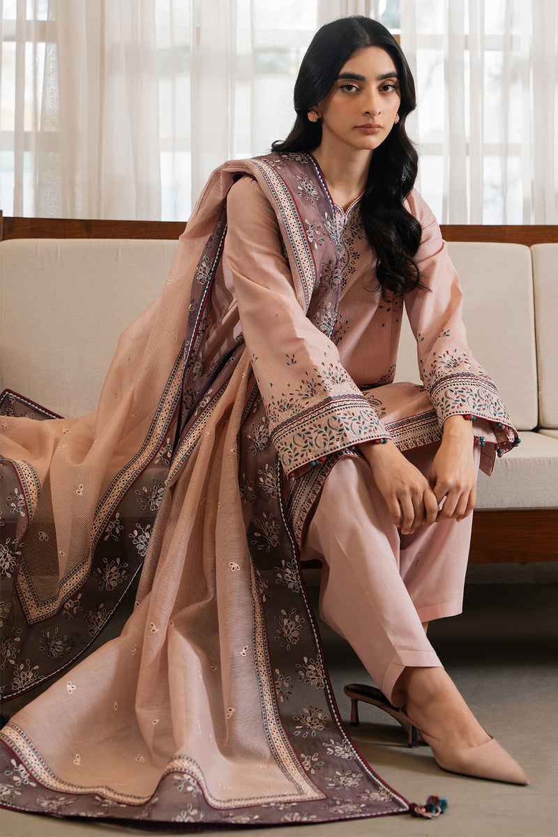 Jazmin | Summer Lawn 25 | USE-9110 L Peach Pink Lawn