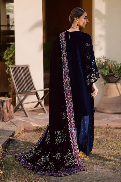 Nureh | Maya Velvet | NW-116 by Nureh - Designer Dress  - Type : Ladies Clothes - Available at Saira Sultan - 100% Original 