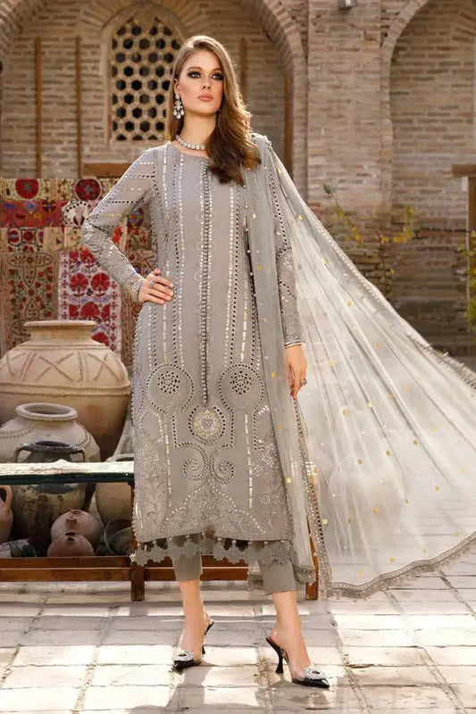 Maria B | Luxury Lawn | D-2308-B - Pakistani Designer Dress - by Maria B | Type: Luxury - 100% Original at Saira Sultan