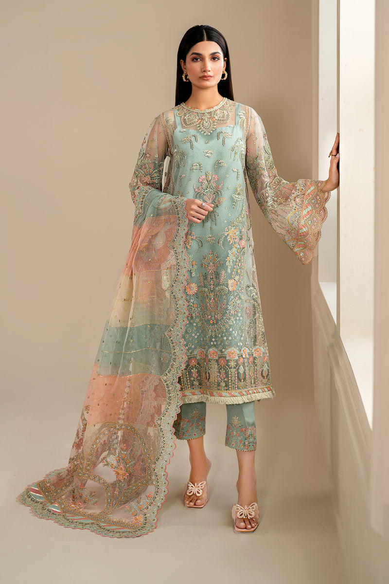 Baroque | Formal Collection | NET UF-620 XS Ice Blue Net