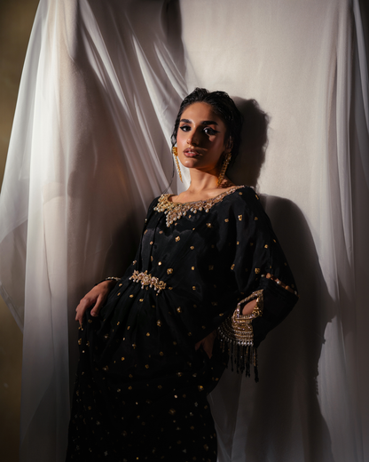 Vasal | Zyra Luxe Pret 26 | Black Orchid - Pakistani Designer Dress - by Vasal - Type : Ladies Clothes - 100% Original at Saira Sultan